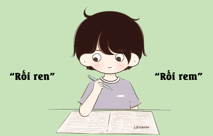 Rối ren hay Rối rem từ nào viết đúng chính tả?