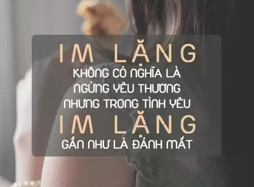 STT im lặng trong tình yêu, STT về sự im lặng của phụ nữ-3